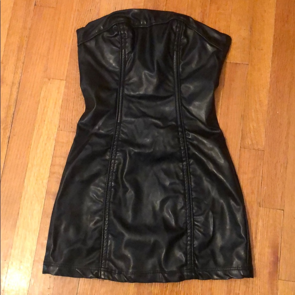 Dollhouse PU leather Minidress